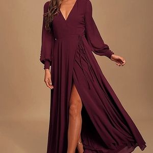 My Whole Heart Plum Long Sleeve